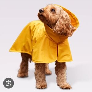 Yellow Dog Raincoat by Doggieduds Sz. M
